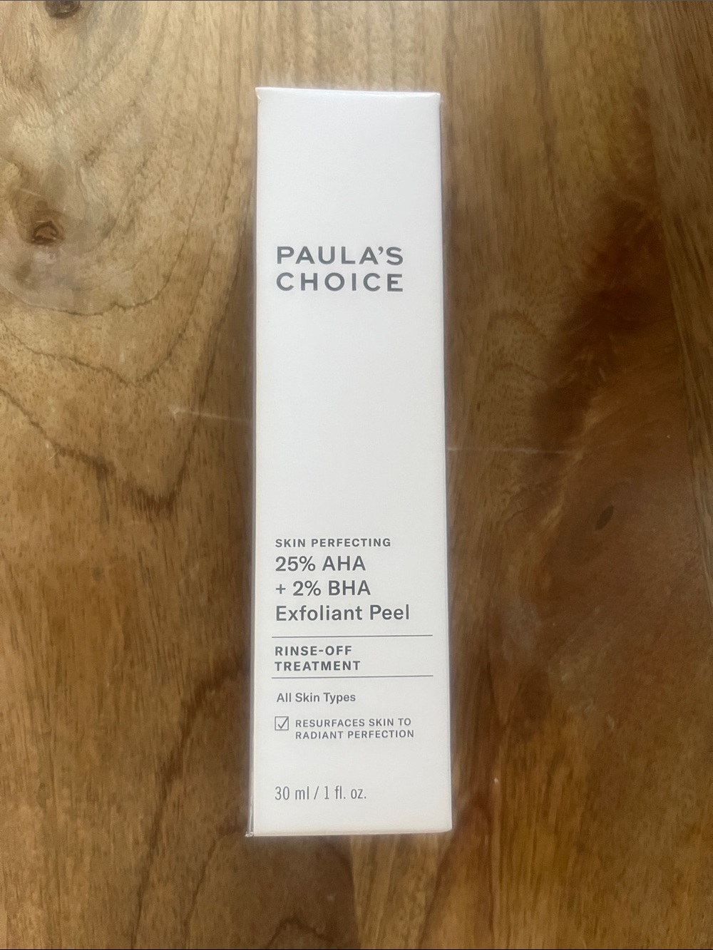 Paula’s Choice 25% AHA + 2% BHA Exfoliant Peel